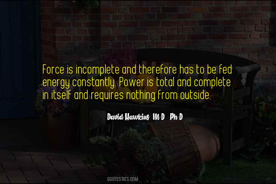 Force And Energy Quotes #1056038