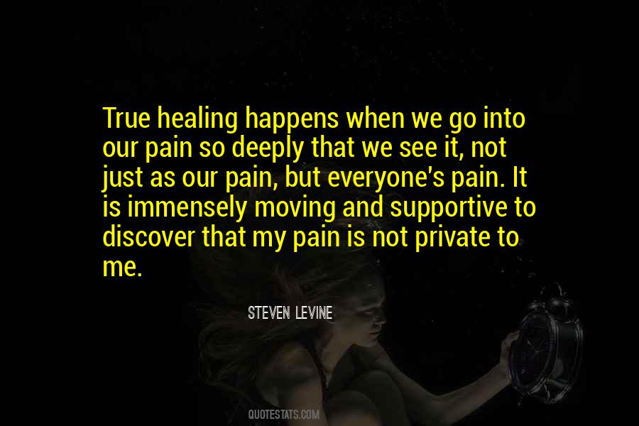 Quotes About Pain Healing #330190