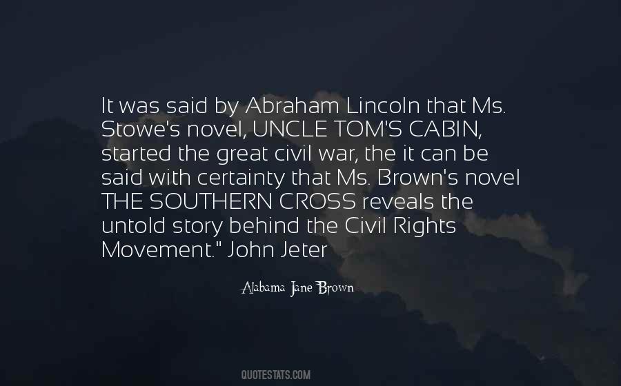 Quotes About Uncle Tom's #778732