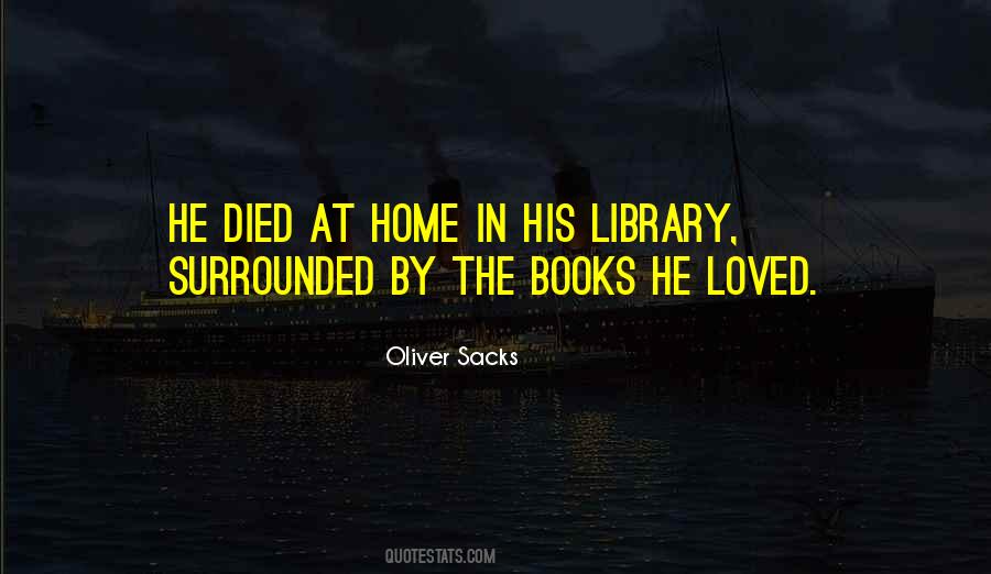 Home Library Quotes #42485