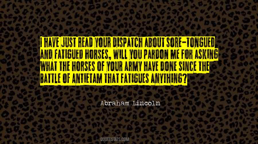 Quotes About War Horses #284164