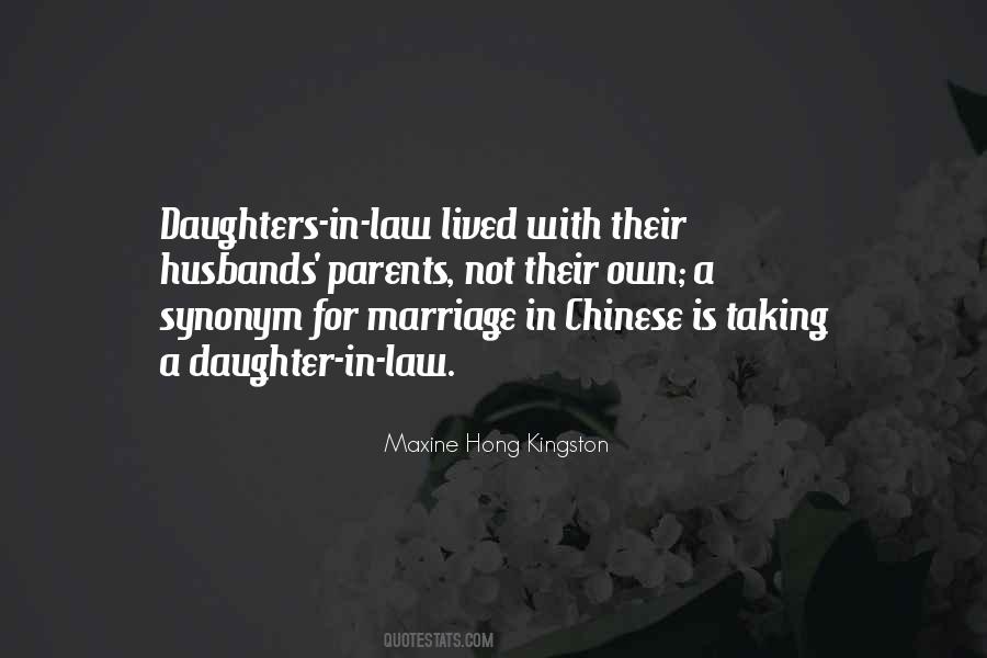 Quotes About Daughters In Law #717210
