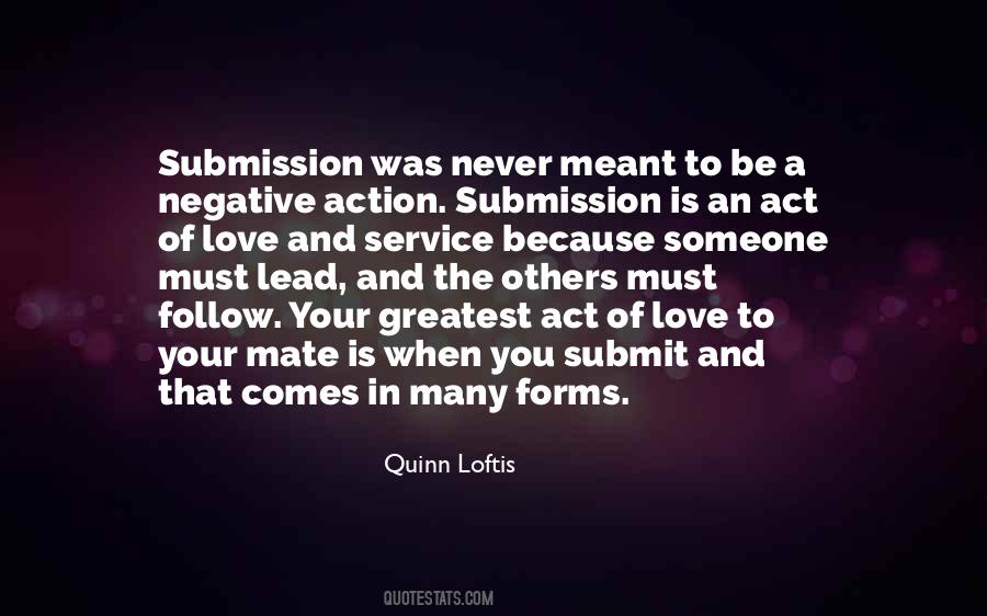 Quotes About Submission #942572