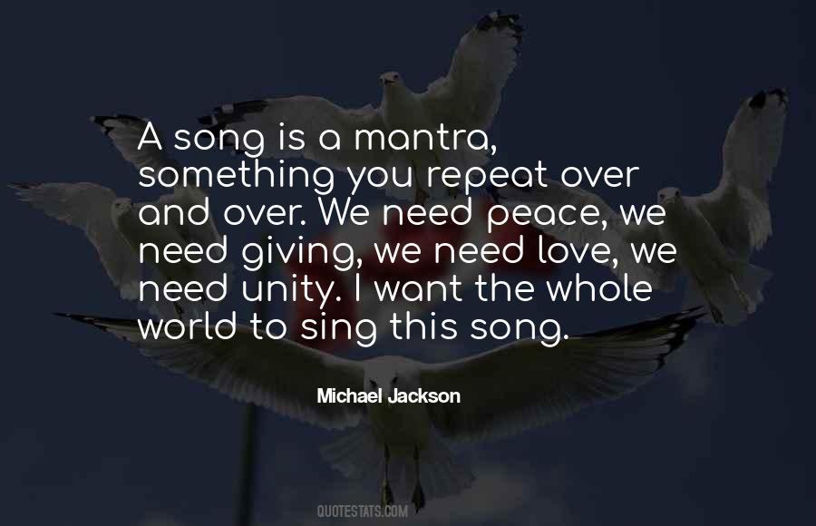 Sing A Song Of Peace Quotes #988880