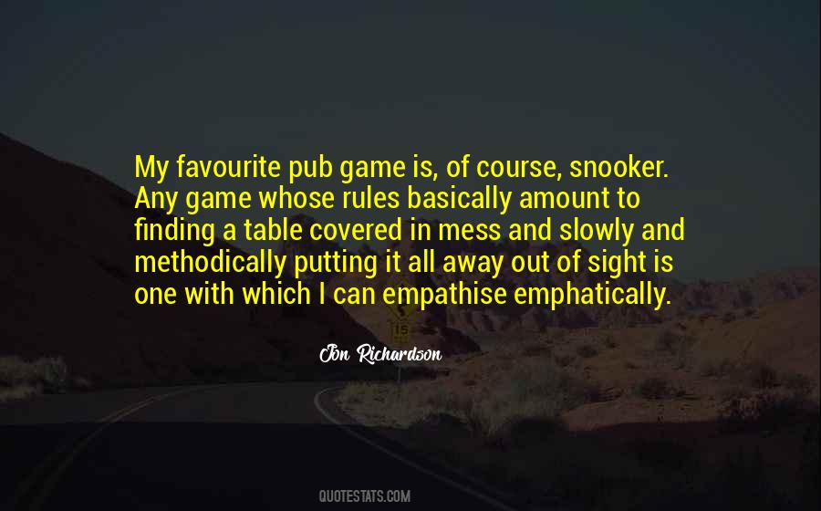 Quotes About Snooker #328451