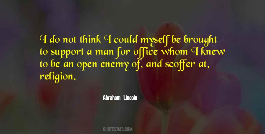 Abraham Lincoln Religion Quotes #1810948