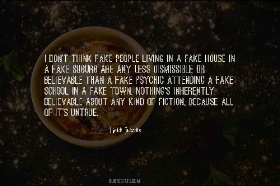 People Are Fake Quotes #1402817