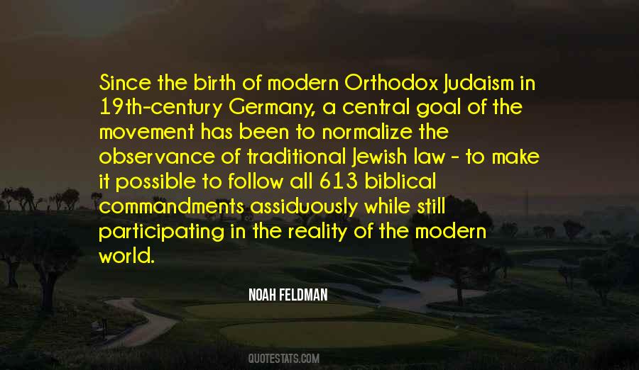 Traditional Judaism Quotes #1087351