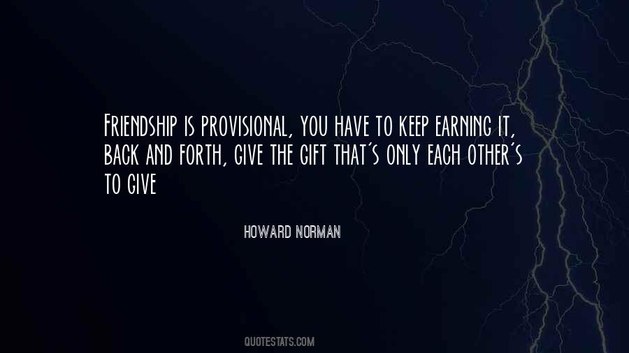 Quotes About Earning Your Keep #136330