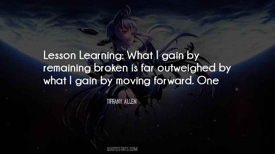 Quotes About Learning My Lesson #209019