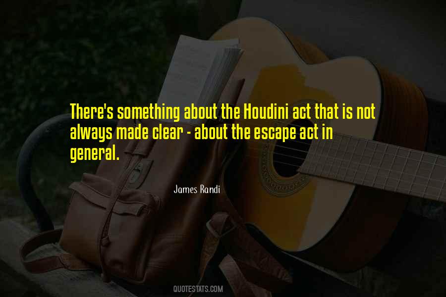 Quotes About Houdini #655206