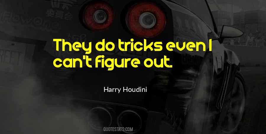 Quotes About Houdini #799556