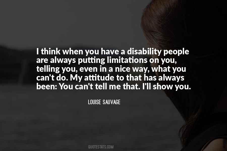 A Disability Quotes #330354