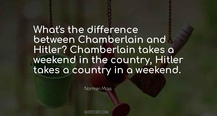 Quotes About Chamberlain #12766