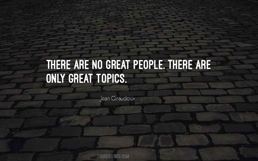 Quotes About Topics #919270