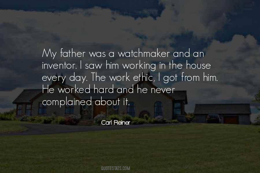 Quotes About A Hard Working Father #930161