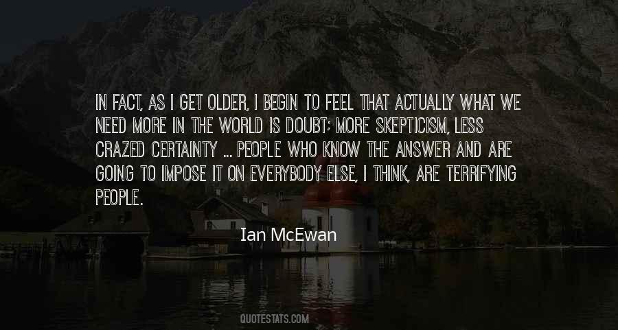 Quotes About Certainty And Doubt #1548960