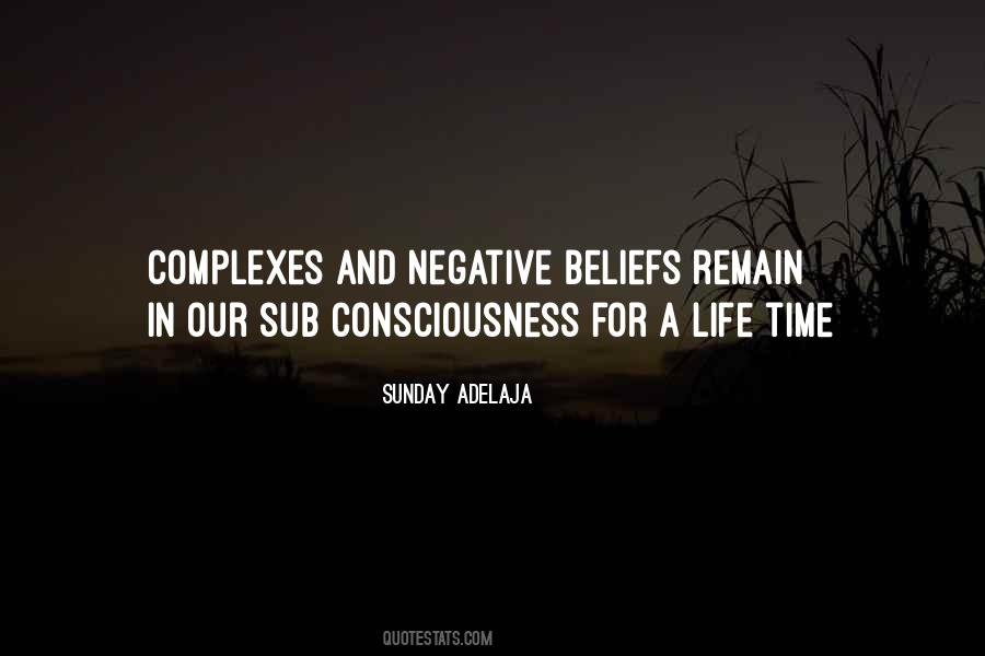 Negative Beliefs Quotes #1099969