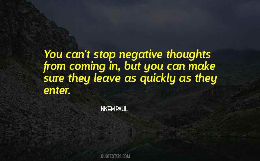 Negative Beliefs Quotes #1707490