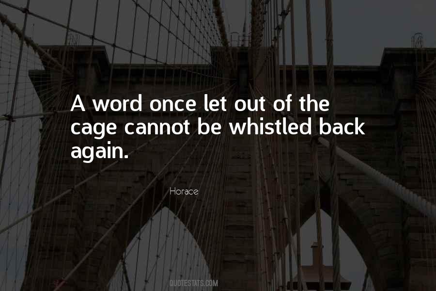 Quotes About Going Back On Your Word #33863