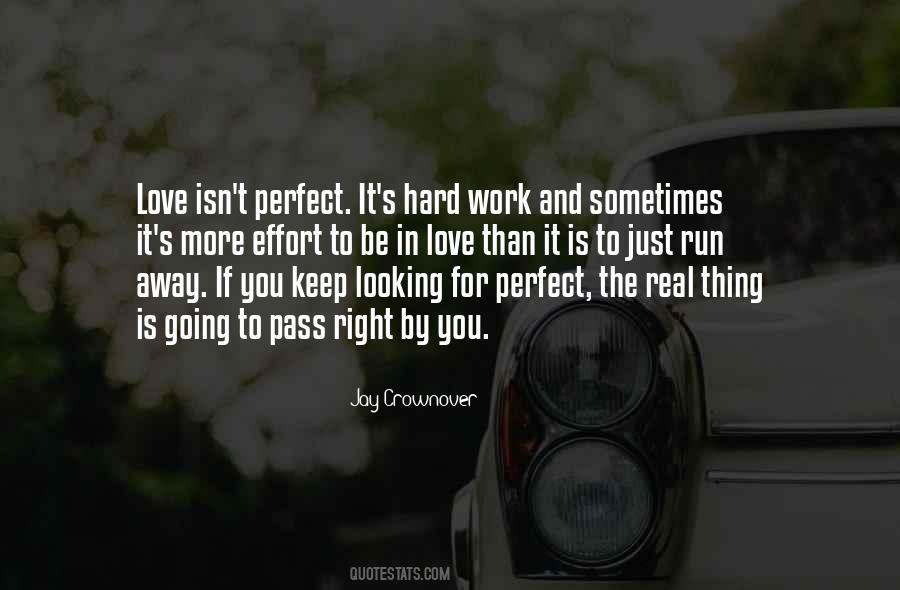 Quotes About Love Isn't Perfect #1127197