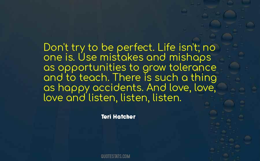 Quotes About Love Isn't Perfect #1383786