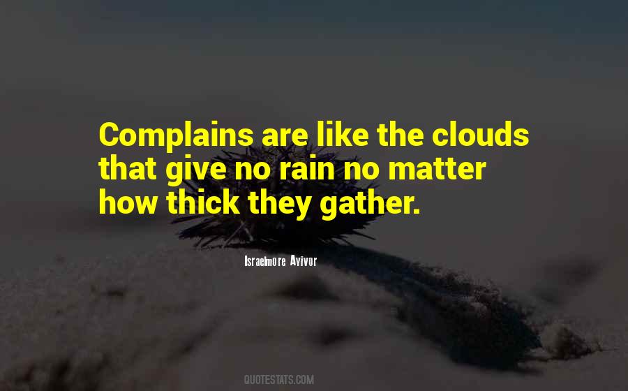 Quotes About Rain Clouds #132221