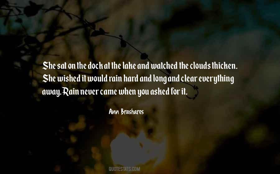 Quotes About Rain Clouds #47266