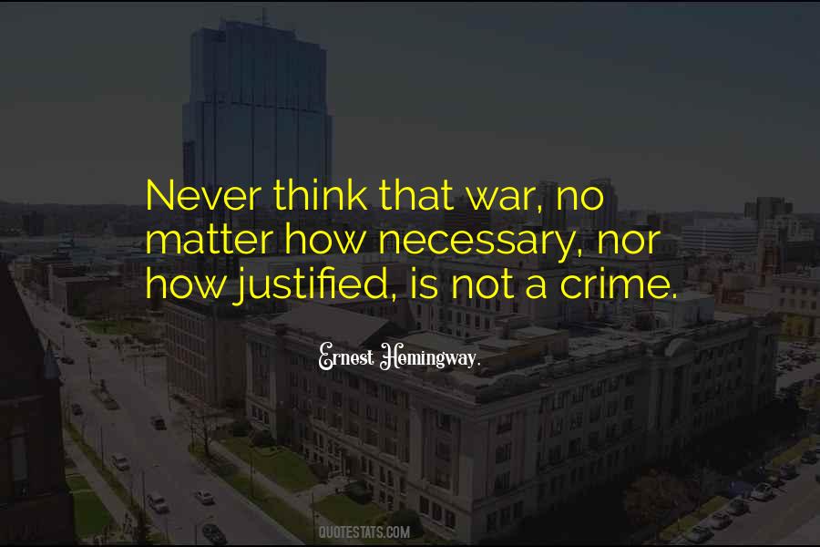 Hemingway War Quotes #1696620