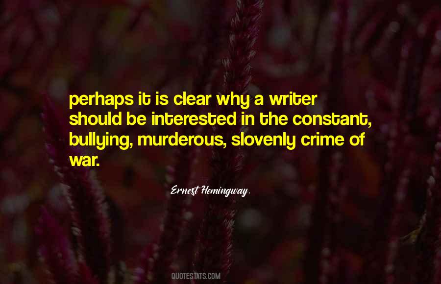 Hemingway War Quotes #467720