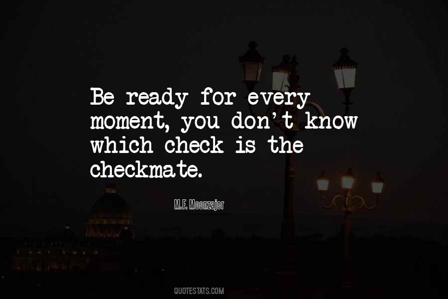 Be Ready Quotes #1185110