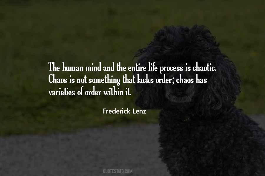 Quotes About Order And Chaos #226561