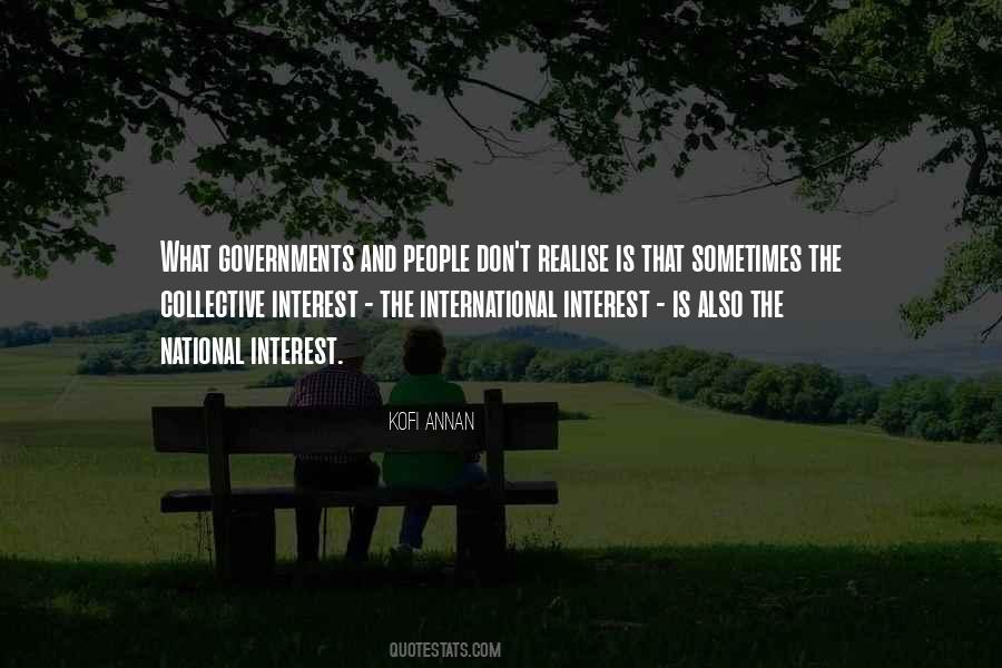 Quotes About The National Interest #1396334