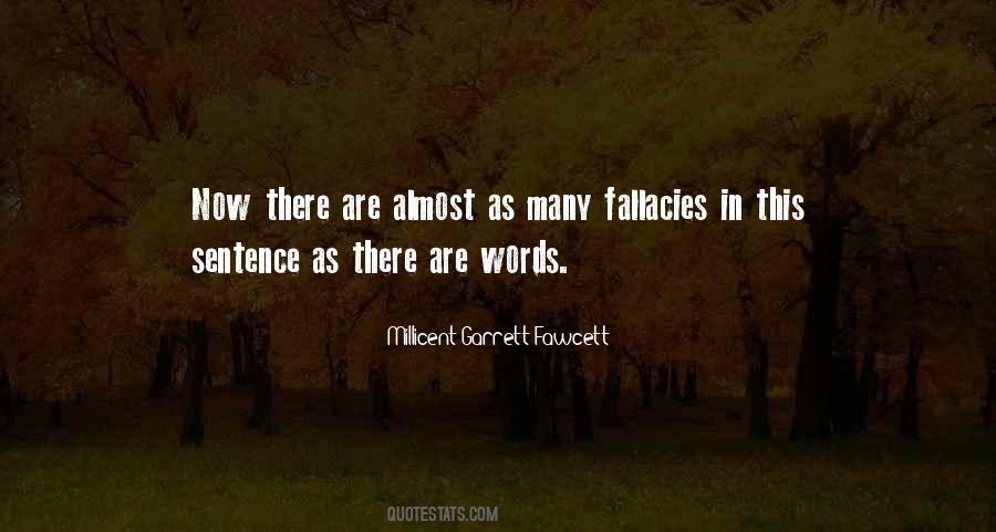 Quotes About Fallacies #684839