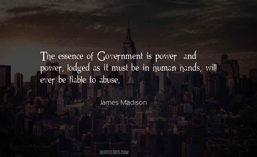 Quotes About Abuse Of Government Power #1349634