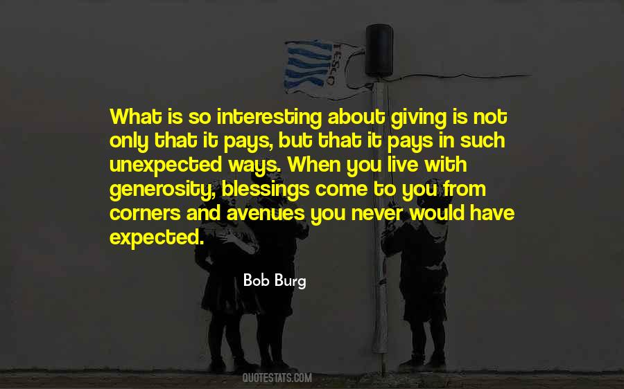 Unexpected Blessing Quotes #872138