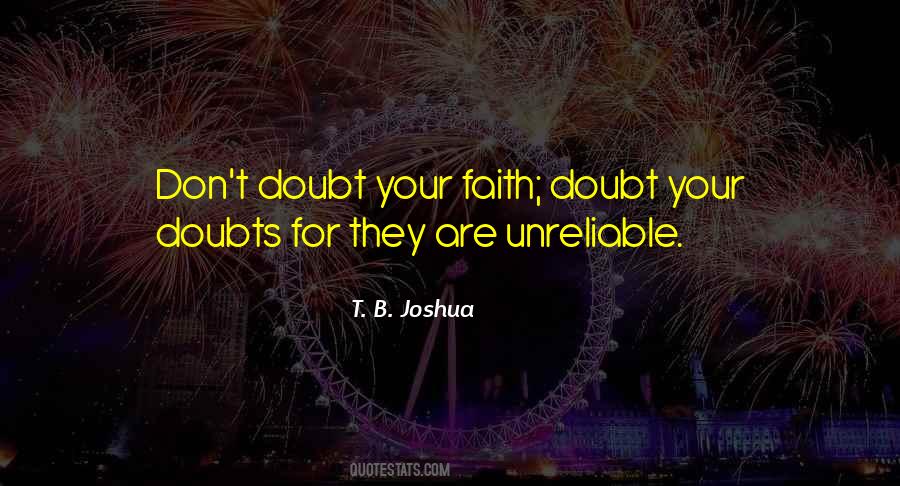 Quotes About Doubts #1356122