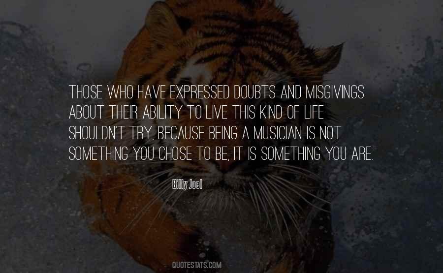 Quotes About Doubts #1390101