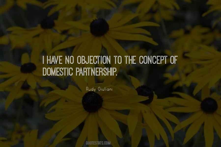 Quotes About Domestic Partnership #1506558