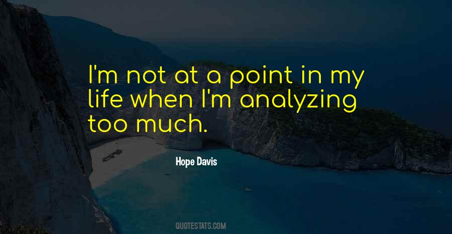 Quotes About Analyzing #127441
