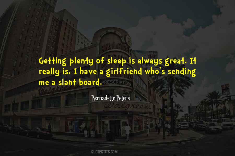 Quotes About Getting Sleep #948615