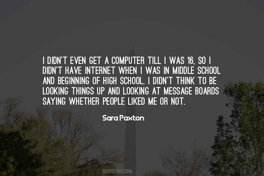 Quotes About Beginning High School #1356075