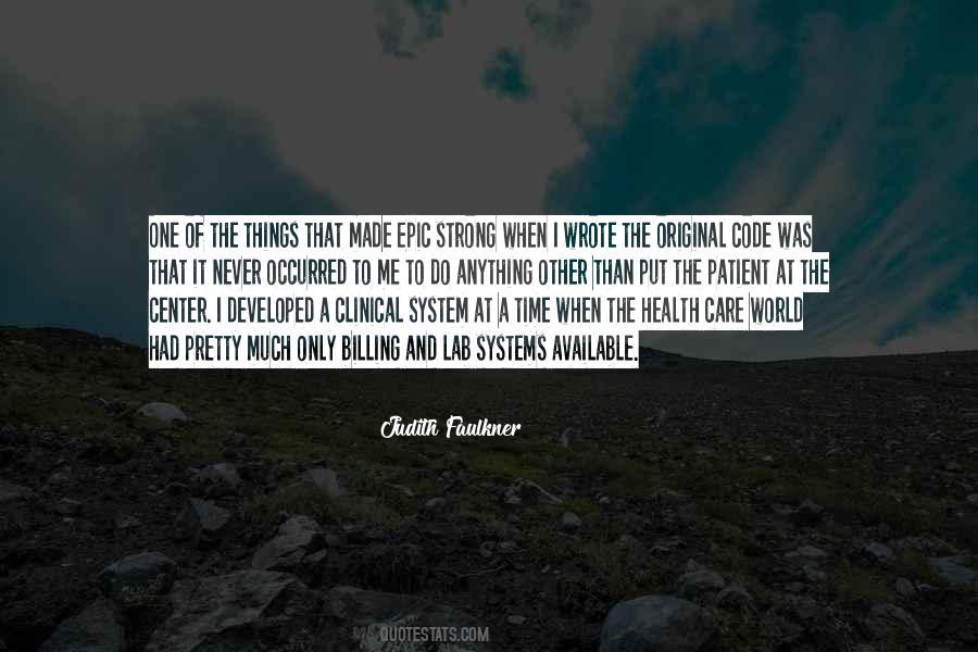 Quotes About Patient Care #1834811