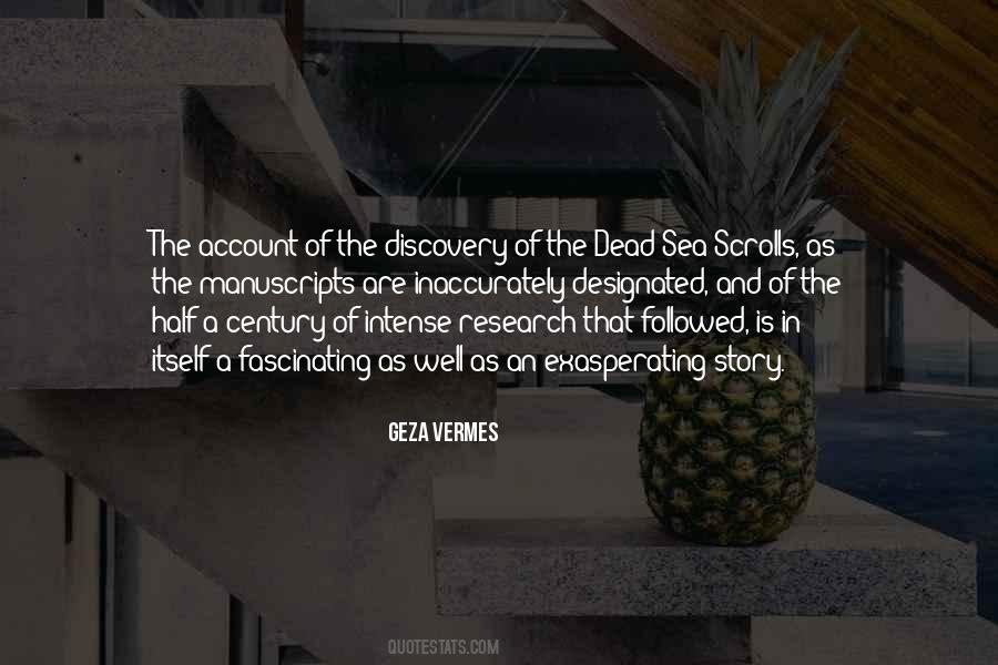 Quotes About The Dead Sea Scrolls #1501888