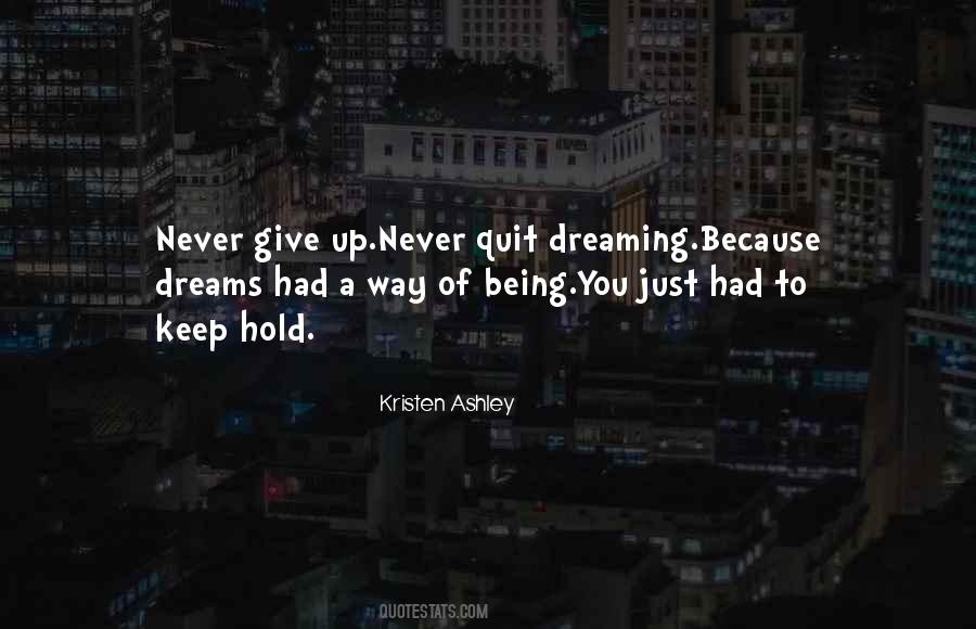 Quotes About Never Give Up #146545