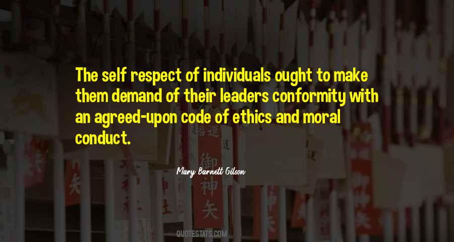 Quotes About Code Of Conduct #1646869