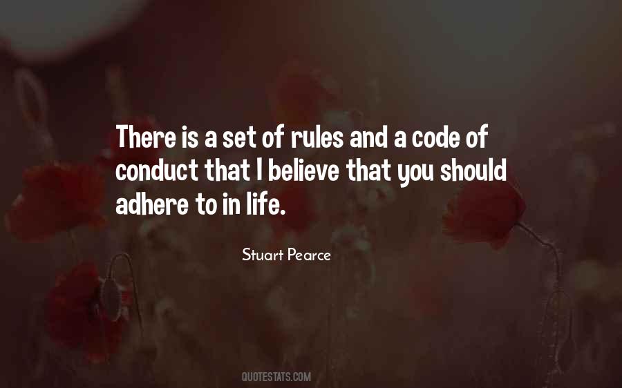 Quotes About Code Of Conduct #435590