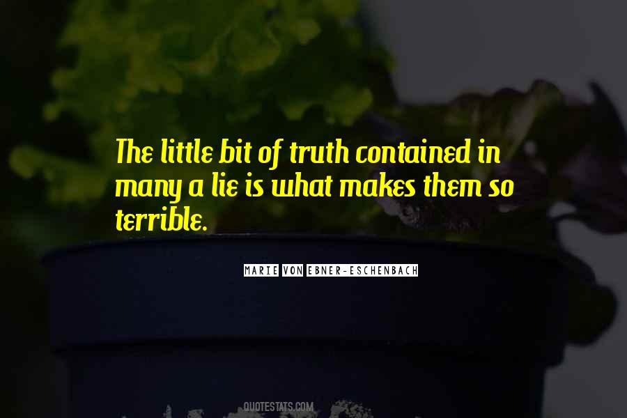 Little Lie Quotes #1339212