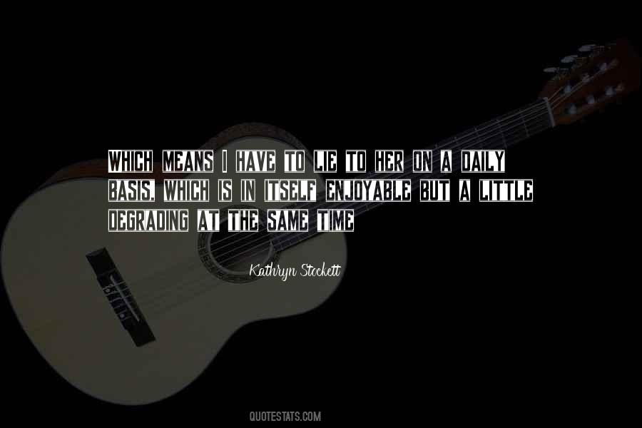 Little Lie Quotes #898177