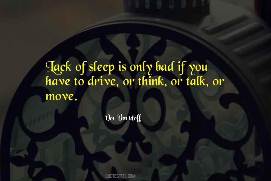 Quotes About Lack Of Sleep #180101